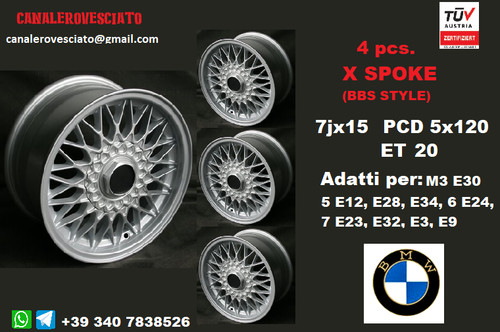 Bbs zoll bmw 5x120 - 7j,