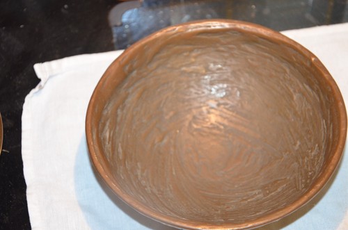 Bronze dekoschale massiv - bronze,