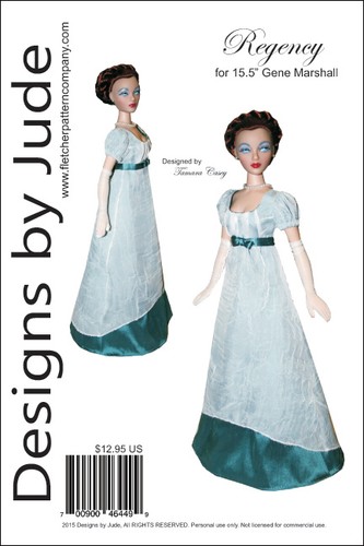 Regency puppe kleidung - regency, nähen