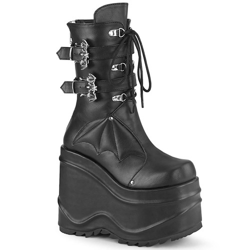 Demonia plateaustiefel - plateaustiefel,
