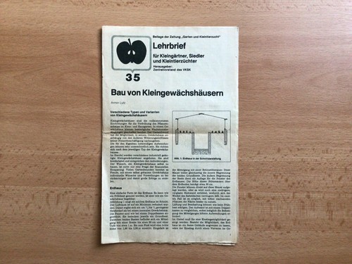 Ddr ostalgie lehrbrief aus - ddr, der