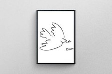 Picassos taube mit zweig line - picassos,