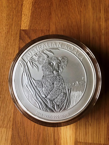 Silber münze koala 2015 kg - koala,