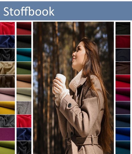 Stoffbook mantel loden - mantel,