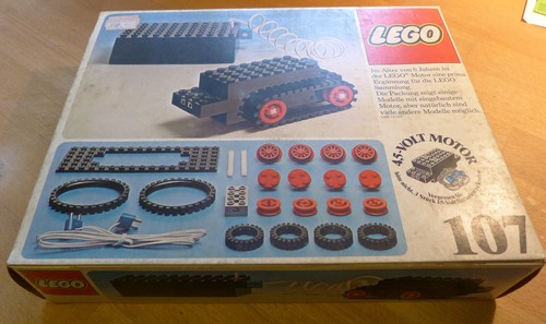 Lego 107 universal motor set - 107-1, motor-set