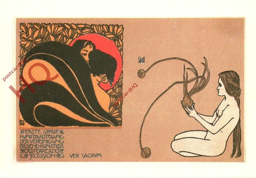 Ansichtskarte koloman moser - koloman,