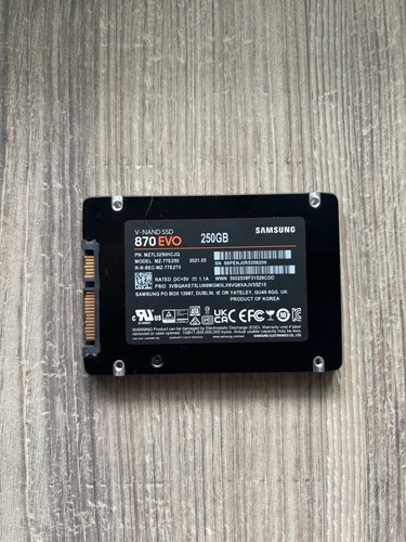 Samsung 870 evo 250gb - 870, 2,5
