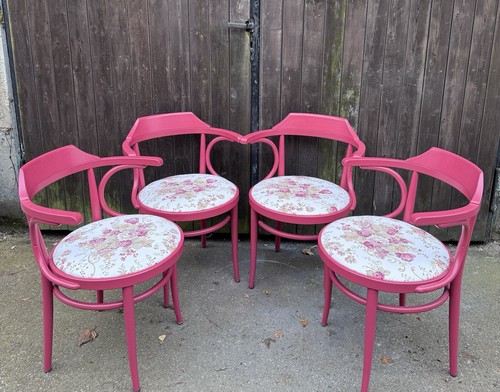 Ein set thonet bugholzstuhl - ein,