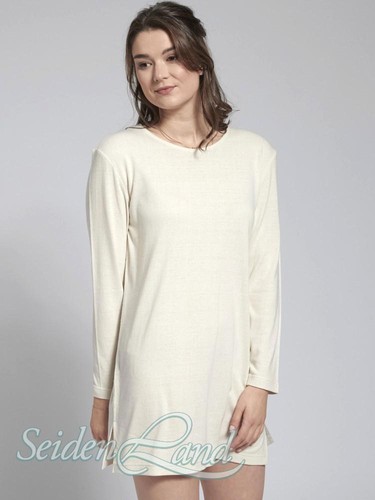 100 bourette seide sleepshirt - bourette-seide,