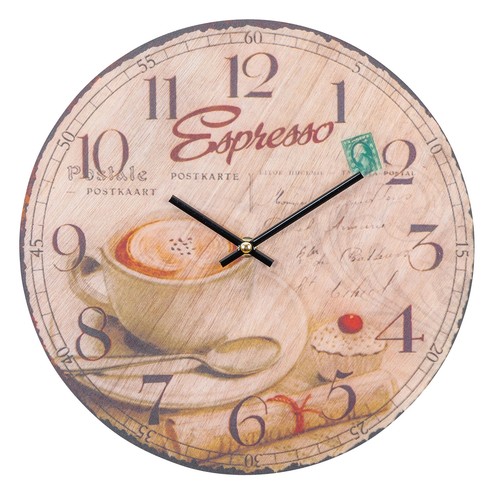 Wanduhr holz 30cm rund - wanduhr,