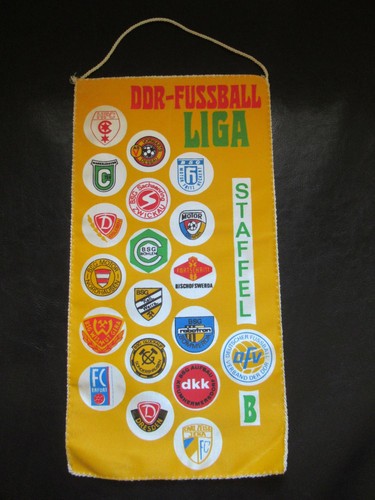 Wimpel ddr fußball liga - fußball,