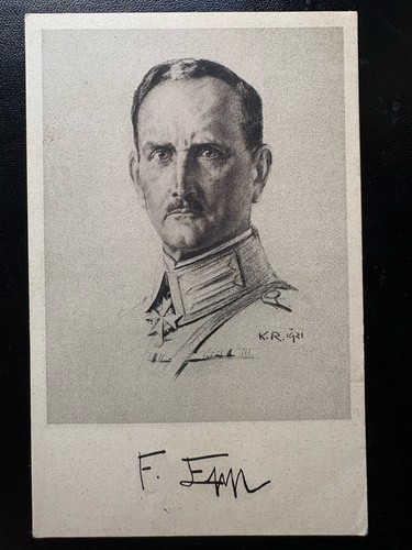 Postkarte freikorps ritter von - freikorps,