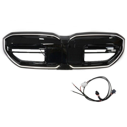 Led kühlergrill schwarz glanz - schwarz,