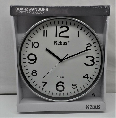 Wanduhr mebus quarz uhr analog - uhr,