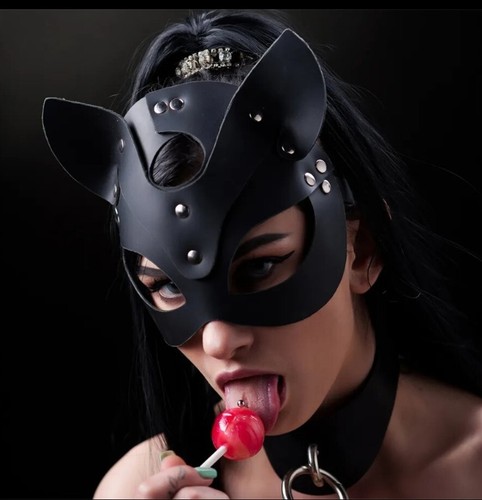 Neu gesicht katze ledermaske - neu,