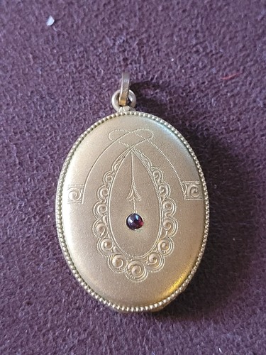 Altes medallion vergoldet mit - medallion,