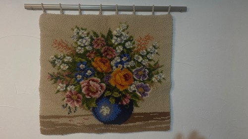 Vintage wandteppich wolle - vintage,