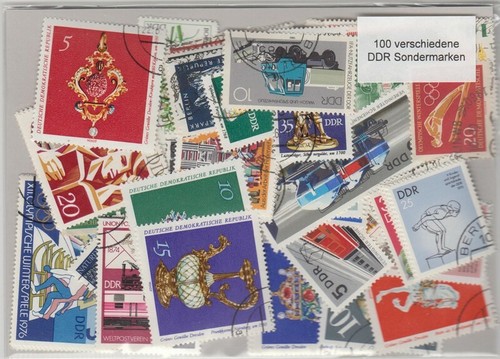 100 verschiedene briefmarken - 100,