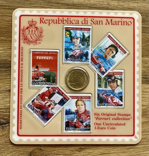 San marino euro und ferrari - san,