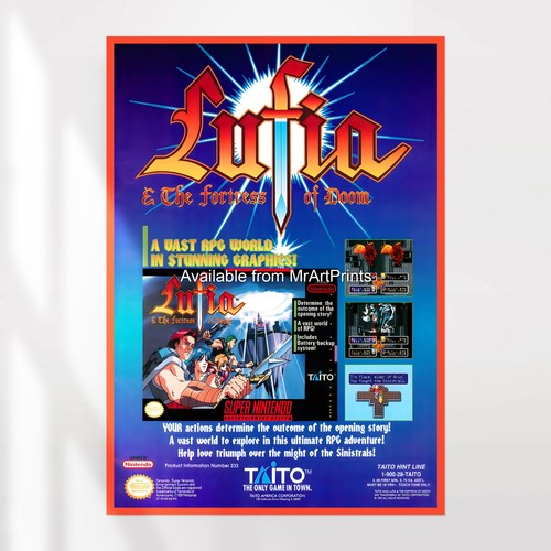 Lufia fortress doom poster - fortress, of