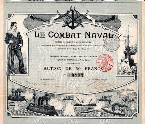 Combat naval aktie - le,