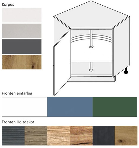 Eckunterschrank küchenschrank - eckunterschrank,