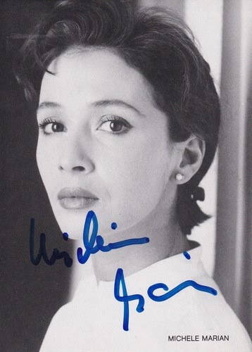 Autogramm michelle marian - autogramm,