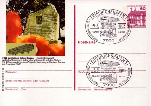 Brd postkarte friedrichshafen - brd,