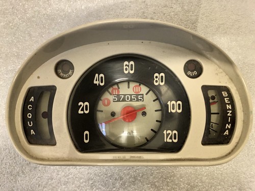 Oldtimer fiat 600 tachometer - fiat, d