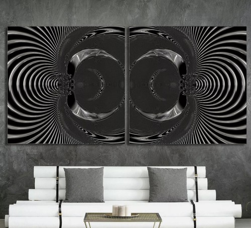 Abstrakt leinwand bild set - leinwand,