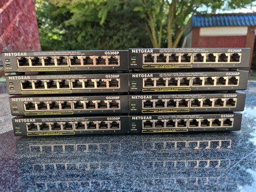 Netgear gs308p port - 8x,