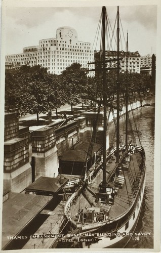 Alte postkarte london thamse - alte,