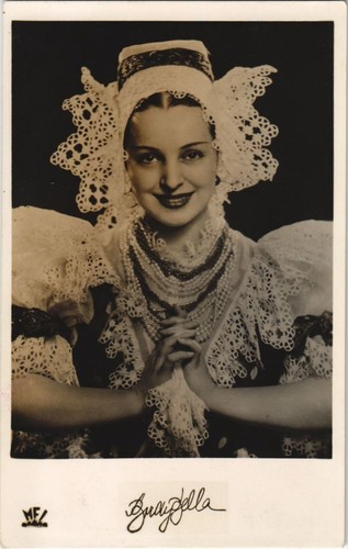 Cpa bordy bella theater star - bordy,