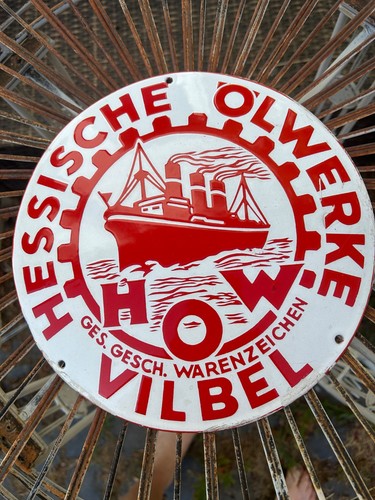 Emalie schild antik hessische - schild,