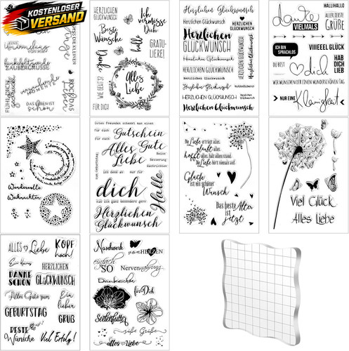 Silikonstempel set für - silikonstempel,