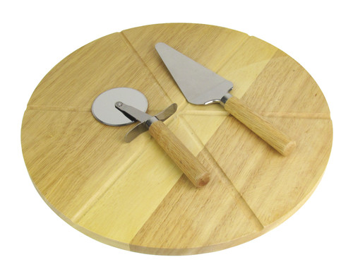 Pizzaschneide set pizzabrett - pizzaschneide-set,