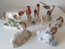9 Porzellan Figuren Tiere