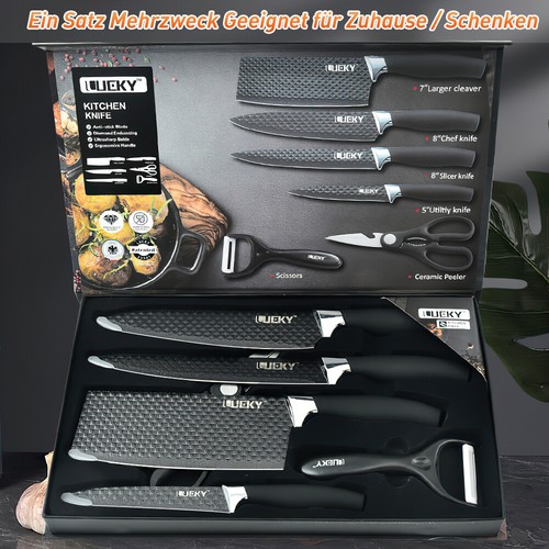 Stück küchenmesser set - 6,