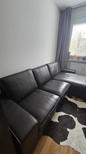 Schwarze ikea kivik - ikea, 3er-leder