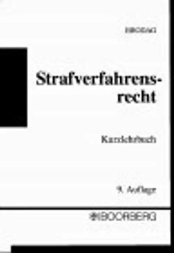 Strafverfahrensrecht für