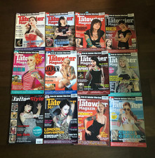 Tattoo Magazine Zeitschriften Konvolut 25x Tättowier Magazin Scout Style Hefte
