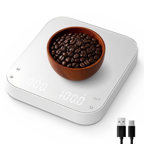 Kaffeewaage glas 3kg 1g - kaffeewaage,