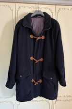 Dunkelblaue Herren- Jacke Gr. 58 Vintage, Dufflecoat