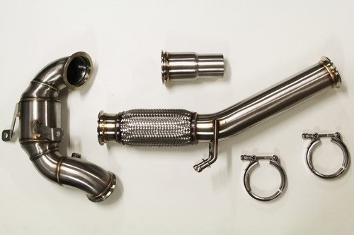 Downpipe edelstahl mit 200 - edelstahl,