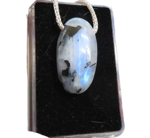 Mondstein turmalin cabochon - mondstein,