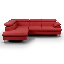 Ecksofa - rot - Liegefunktion