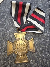 Kriegsteilnehmerkreuz Orden 1914-1918 Am Bande RV 25 Pforzheim Original