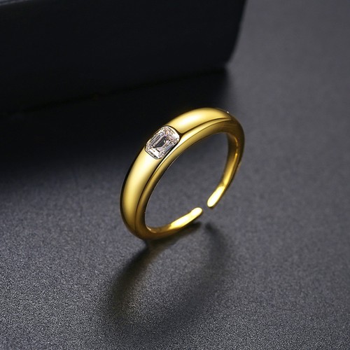Damen minimalist ring solitär - minimalist,
