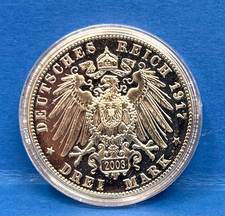 Deutsches Reich 3 Mark Friedrich der Weise 1917 / Prägung 2003