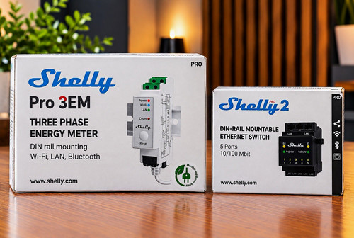 Shelly pro 3em set - +,